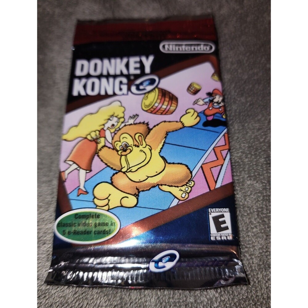 Donkey Kong Cards for E-Reader GBA Game Boy Advance New Sealed